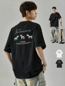 SZON | Summer Casual Loose Cotton Mens T-Shirt