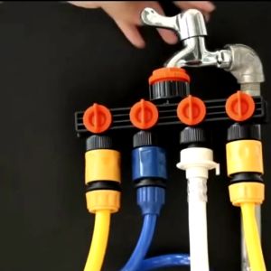 ข้อต่อวาล์วน้ำ ข้อต่อวาล์วน้ำแบบ 4 ทาง ข้อต่อแยกก๊อกน้ำ วาล์วควบคุม วาล์วน้ำอะแดปเตอร์วาล์วแยกท่อน้ำ ก๊อกน้ำต่อแยก ต่อแยกก๊อกน้ำ4 ทิศ ข้อต่อวาล์ว - Lazada