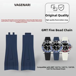 vagenari | Dây Đeo Đồng Hồ Cao Su Tương Thích Rolex GMT
