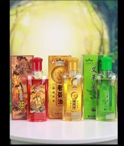 Tinh dầu massage body Qian Qiu Ming Yue 180ml massage giác hơi cạo gió đả thông kinh lạc