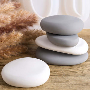 Silicone Mold for DIY Stone and Craft MakingLarge Oval Pebble DesignReusableIdeal for PlasterResinand ClayDIY Craft Mold