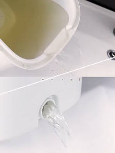 HETEE Stainless Steel Spin Mop with Bucket Set Self-Washing 360° Rotating & Dual Drive Microfiber Mop for Household Floor Cleaning