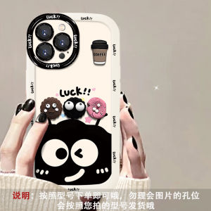 Cartoon 3D Black Coal Ball Phone Case for Xiaomi 15 ULTRA CIVI4PRO Protective Cover Full Package 12s Anti-fall 17 Soft Shell 14pro Xiaomi 11 Silicone Mix4