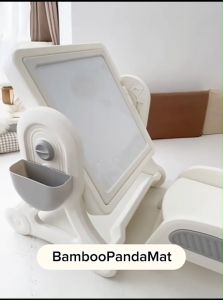 โต๊ะตัวต่อ Childrens toy table โต๊ะเขียนหนังสือเด็ก 4in1 โต๊ะพร้อมเก้าอี้  โต๊ะอเนกประสงค์ กระดานวาดรูป เล่นทรายได้ วัสดุปลอดภัยต่อเด็ก ทนทาน