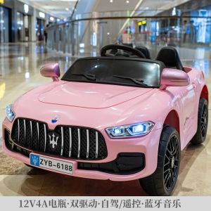 Electric Four-Wheel Childrens Car Toy for 1-5 Years Old Boys And Girls Remote Control Rechargeable Baby Car Childrens Vehicle