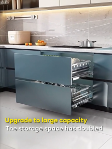 DEG 304 Stainless Pull Out Dish Rack Pull Out Basket Tray full out Basket Cabinet Kitchen Organizer