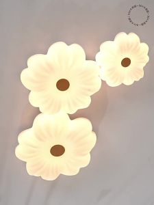 DGY | Modern Minimalist Cream Style Flower Ceiling Light