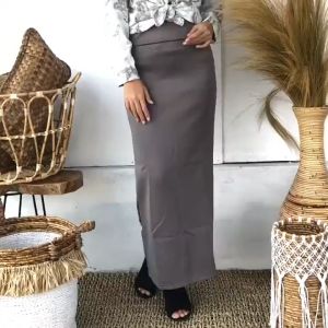 Rok Span Panjang Bahan Scuba | Rok Span | Kerja Scuba Panjang Premium (BISA COD)