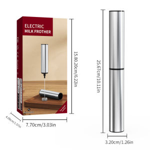 cliton | Wireless Electric Mini Milk Frother Coffee Whisk Portable Egg Beater Blender Kitchen Cooking Stirrer Cappuccino Coffee Maker