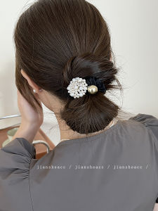 New 2024 Pearl Hair Accessories for Women from Korea High-End Chic Bun Hair Ropes Freshly Baked Japan Style