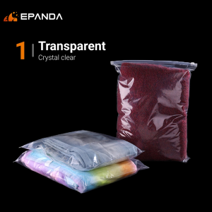 EVA Zipper Bag Clear Transparent Ziplock Storage Beg Simpan Baju Pakaian Travel Organizer Waterproof