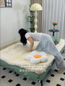 Ditto Foldable Sofa Bed Lazy Sofa Multifunctional Sofa Folding Sofa small apartmentsofa bed White/Green Sofa Chair Give pillow