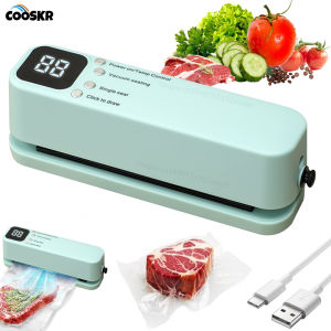 Mini Vacuum Sealer 3 in 1 Cordless Food Sealer Portable Food Sealer with Pump Strong Suction Handheld Rechargeable Food Sealer