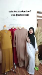 Manset Gamis Polos Premium Bahan Kaos Spandek / Manset Adem / Inner Gamis / Manset Murah