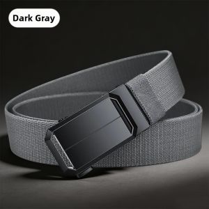 GUOQI | Automatic Buckle Elastic Nylon Canvas Belt