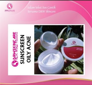 Drw Skincare Sunscreen Day Cream untuk kulit berminyak berjerawat SPF 30