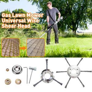 Steel Wire Trimmer Head for Gas Weed Eater 7/8/9 Inch Heavy-Duty Brush Cutter Replacement For Stihl FS55 Husqvarna 128LD