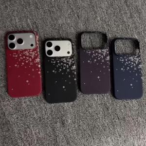 szhaiyu | Matte Frameless Carbon Fiber Kevlar for Magsafe Magnetic Case for IPhone 18 17 Air 16 15 14 Plus 13 12 Pro Max Leather Cover