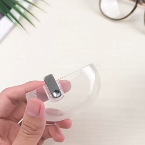 For Beats Studio Buds/ Buds+Earphone Protective Case Earbuds Cover with Buckle Split Design Transparent Color