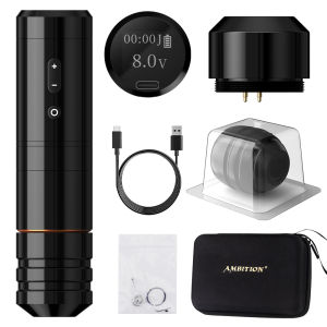 Máy Xăm Không Dây T-Rex Ninja Nova 4.0/3.5mm Đầu Kim Thay Thế Được Phụ Kiện Du Lịch Thân Hợp Kim Điện Súng Xăm Nghệ Thuật Trang Điểm Vĩnh Cửu