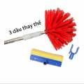 Đầu Bông Chổi Quét Trần Nhà Inox/Nhôm - Quét Mạng Nhện Đồng Cho Việc Làm Sạch Nhanh Chóng Và Hiệu Quả. 