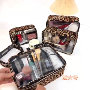 JS SHOP Travel Makeup Bag Waterproof Organizer Bag Clear Toiletry Bag hygiene kit pouch Skin Care Pouch Organizer