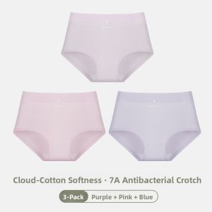 MiiOW | Antibacterial Comfortable Womens Cotton Briefs 7a