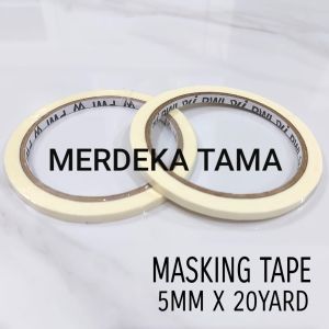 Solasi Kertas Masking Tape Warna Krem PWI