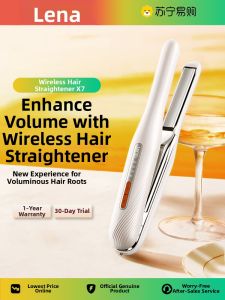LENA | Wireless Mini Hair Straightener Portable Hair Care Tool for Short Hair And Bangs Lena LN-X7 Ceramic Heating Travel-Friendly