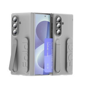 szhaiyu | Phone Case For Samsung Galaxy Z Fold 8 Ultra Fold 7 6 5 4 With Card Slot Multifunctional Kickstand Wrist Strap Folding Cover