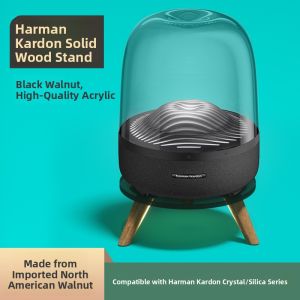Crystal Walnut Soundbox Stand Harman Kardon 5 Speaker Support Base Desktop Audio Equipment Accessories Hifi Sound Stand