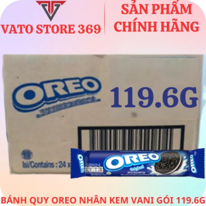 Bánh quy kem OREO vị vani gói 1196g