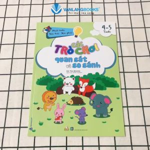 Sách - Các Trò Chơi Quan Sát Và So Sánh (4 -5 Tuổi)-Vanlangbooks