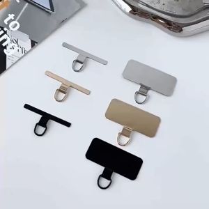 0.3mm Ultra-thin Stainless Steel Phone Tether Patch Gasket Cellphone Lanyard Patch Lanyard Safety Connect Piece