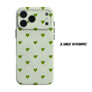 BILIBILI | green heart Phone Case for iPhone 18 17 16 15 14 13 12 11 Air Pro Max Plus Double-layer Cover