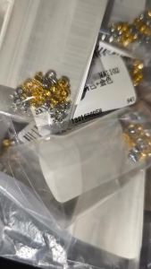20pcs 3x4mm Positioning Buckles Clasps with Bead Caps - DIY Connectors Necklace & Bracelet Closure Buckles - Ideal for DIY