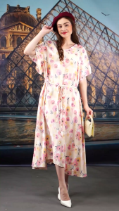 Oriana Dailywear Daster V-Neck Collection | Daster Kekinian Busui Friendly