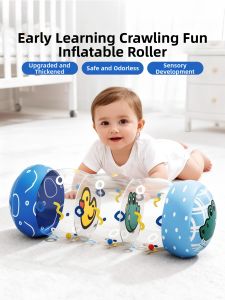 QIMINGXING | Crawling Exercise Bell Roll Toy for 6 months+ Babies