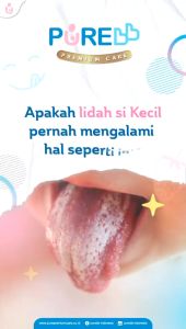 Pure Baby PUREBB TONGUE & GUM Wipess -  - Tisu Basah Gusi & Lidah Bayi Pembersih Mulut Bayi 20S