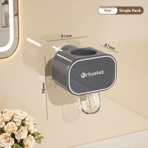 TAOKOU | Suction Cup Toothpaste Dispenser Storage Rack
