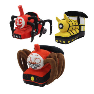 1pcs 17cm Choo-Choo Charles Plush Toy Horror Figure Stuffed Doll Soft Spider Stuffed Animal Charles Train Plushie Choo-Choo Charles Plush Gift for Kids