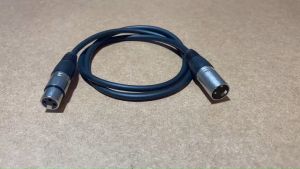 สาย XLR ผู้ to XLR เมีย ยาว 1 เมตร (จำนวน 1 เส้น)