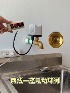 Bidirectional electric solenoid valve normally closed and normally open water