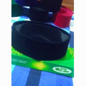 SONGKOK FULL AC KOPIAH PECI PREMIUM Hitam Polos Full AC Halus Premium Peci Dewasa Peci Anak TAJH EL ABID