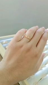 Cincin Emas Model Boba & Batik Terbaru Kode CK 325 & CK 326