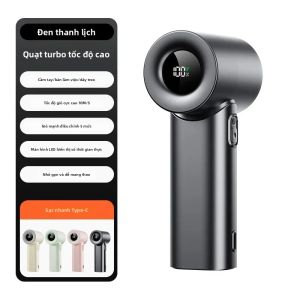 Quạt Cầm Tay Mini Di Động Sạc USB Tốc Độ Cao Quạt Nhựa Êm Ái Tích Hợp Máy Tính Dùng Cho Du Lịch Hoạt Động Ngoài Trời Sử Dụng Cá Nhân