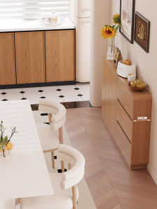 Solid Wood Modern Minimalist Sideboard