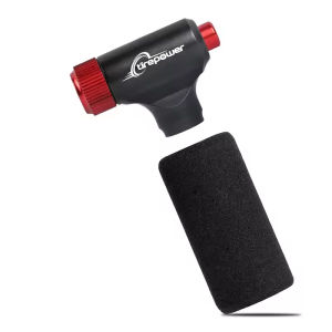 CO2 Mini Pump Bicycle Portable Hand Pump Fast Bike Tire Air Inflator Schrader & Presta Valve Adapter Cycling MTB Bike Pump