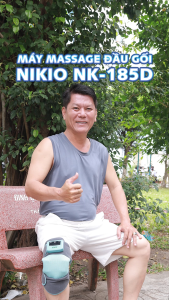 Máy Massage Đầu Gối Nikio NK-185D - Công Nghệ Mát Xa Rung Nhiệt Nóng Cải Thiện Đau Nhức Khớp Pin Sạc