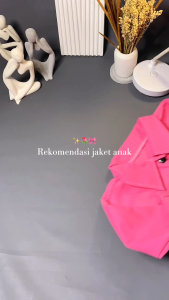 jaket crop top stelan rok gambar labubu keren